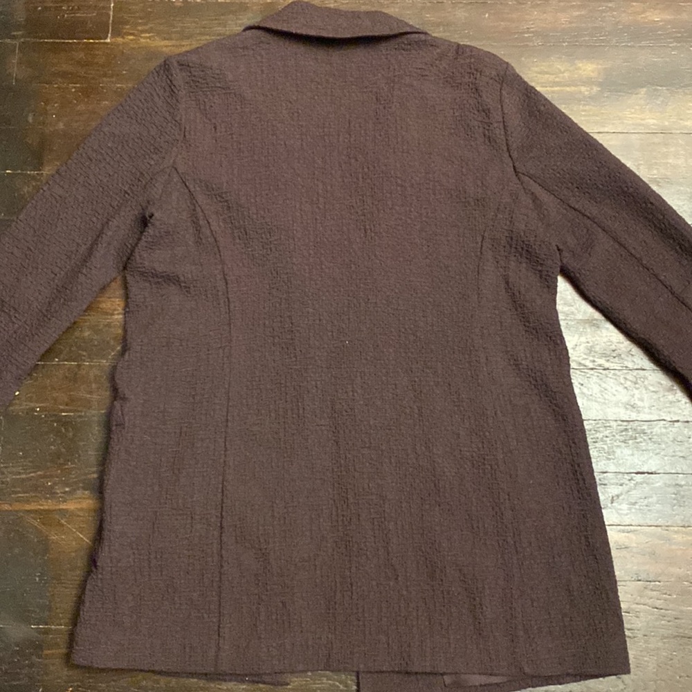 Eileen Fisher Textured Open Blazer - Picture 8 of 8